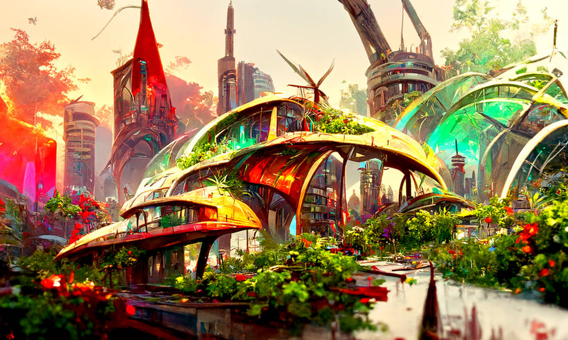 Solarpunk by RasrGallery on DeviantArt