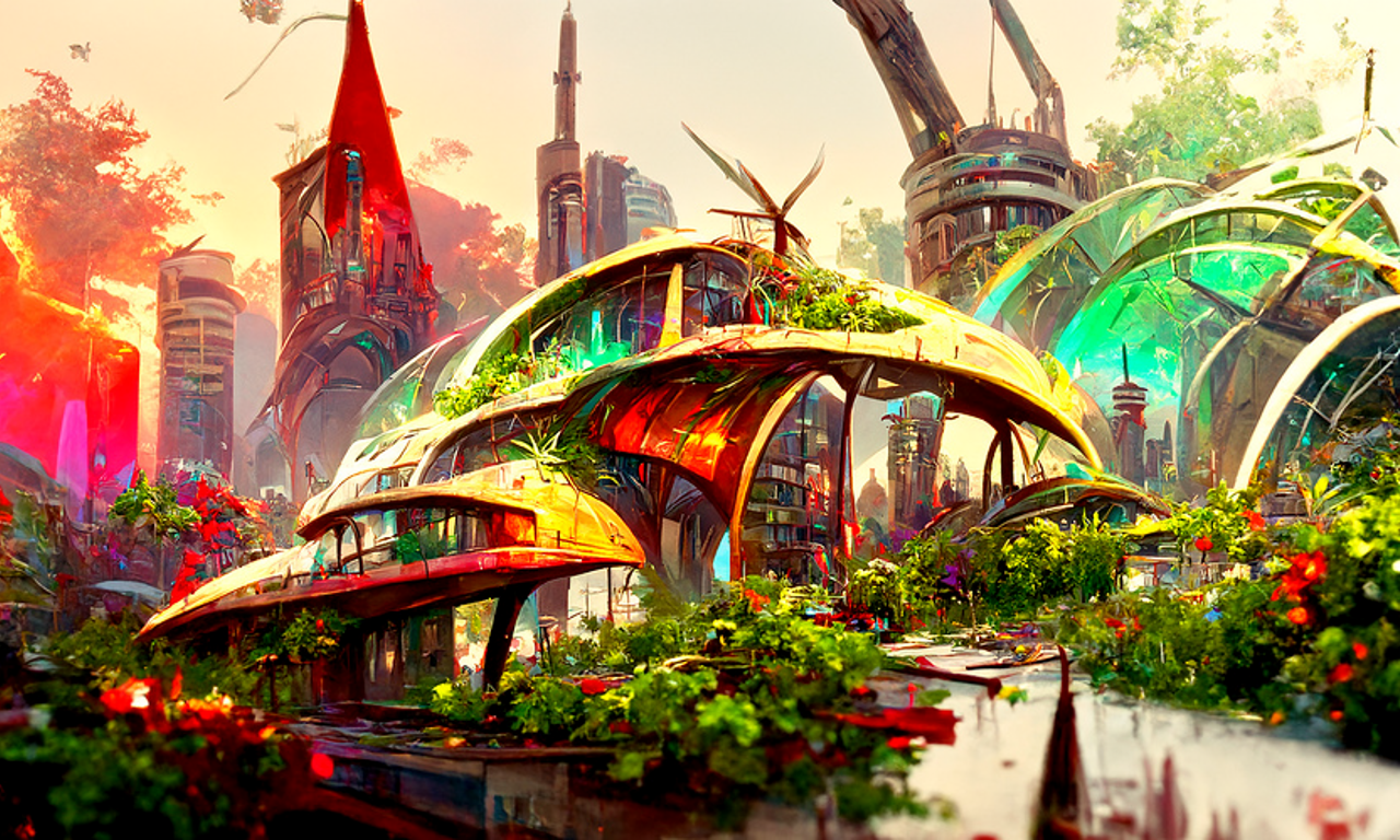 Solarpunk by RasrGallery on DeviantArt