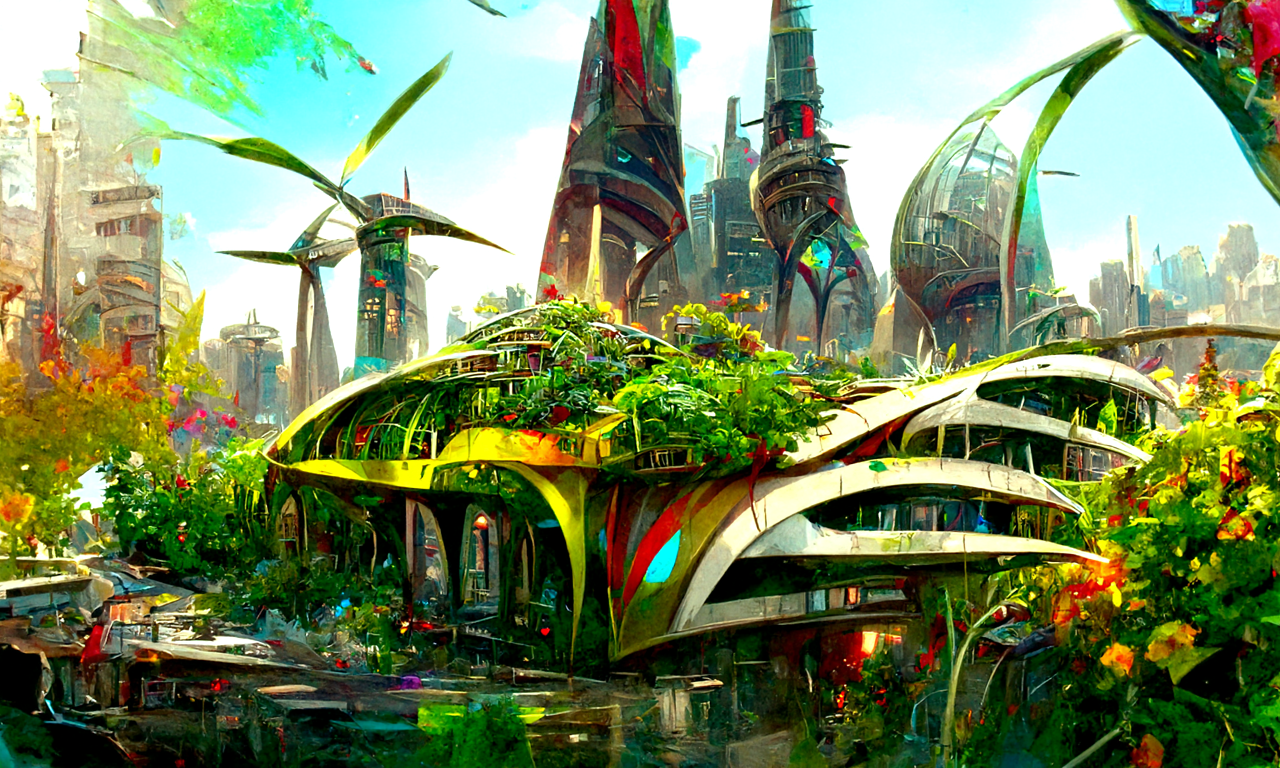 Solarpunk by RasrGallery on DeviantArt