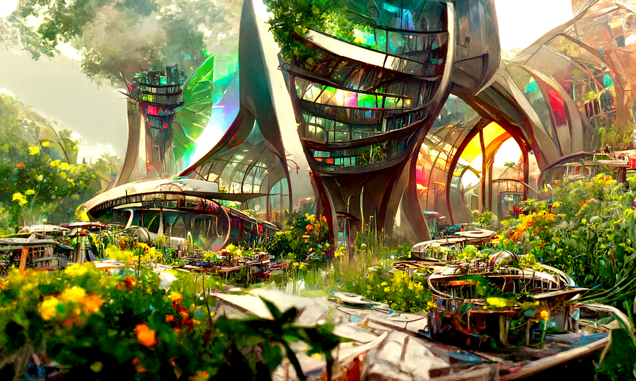 Solarpunk by RasrGallery on DeviantArt