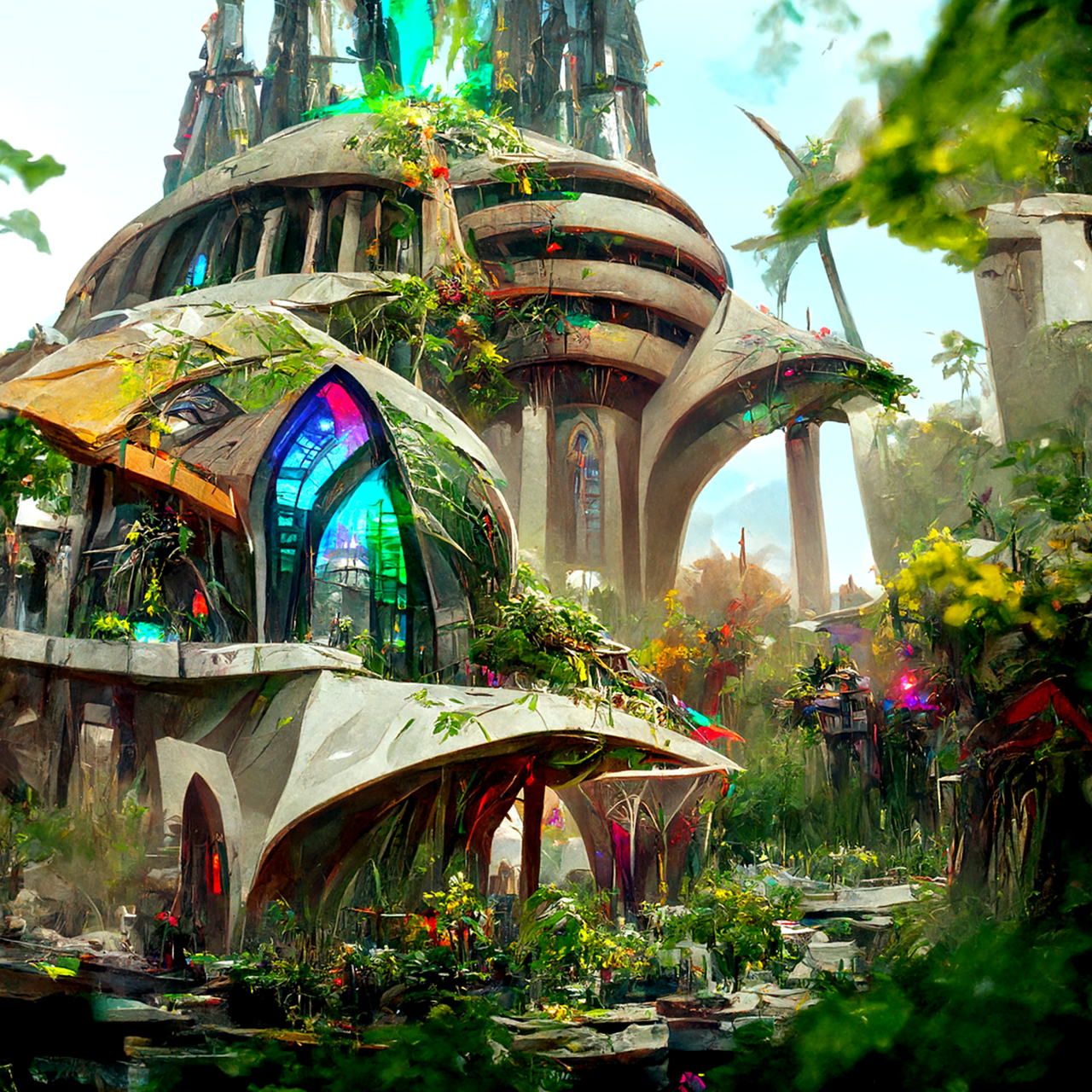 Solarpunk by RasrGallery on DeviantArt