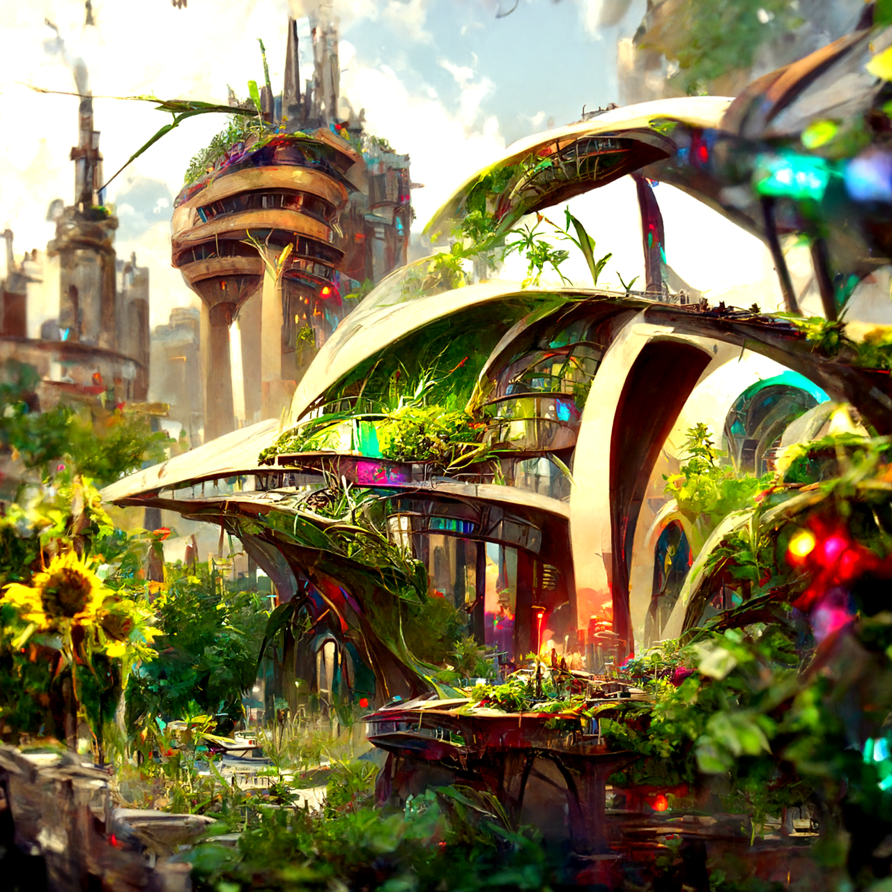 Solarpunk by RasrGallery on DeviantArt