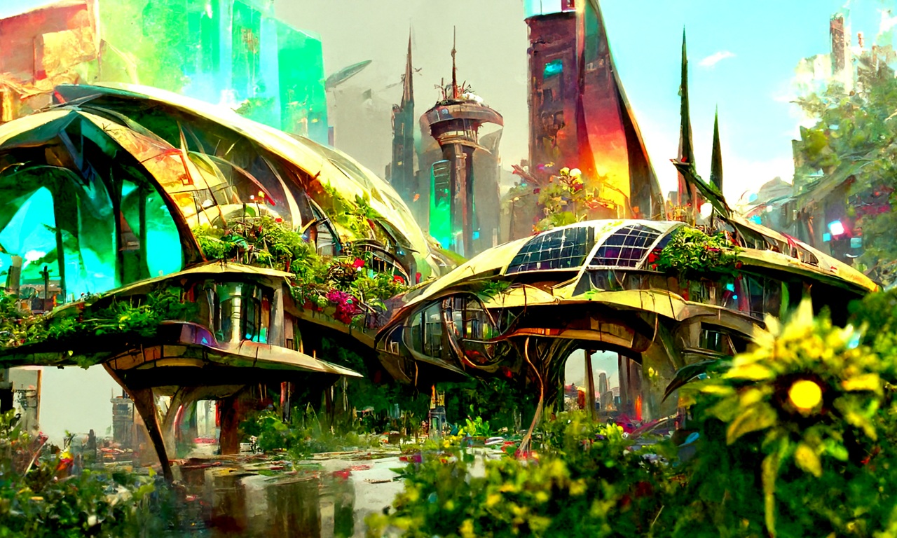 Solarpunk by RasrGallery on DeviantArt