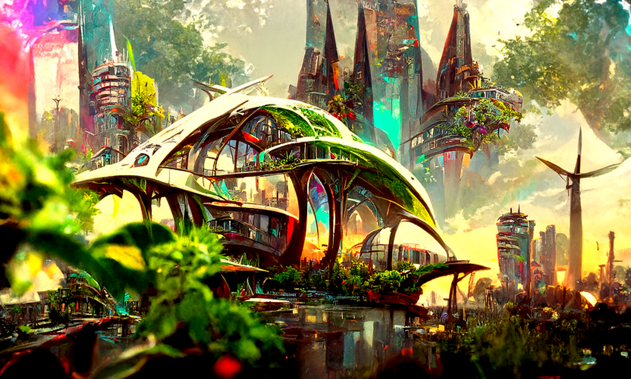 Solarpunk by RasrGallery on DeviantArt