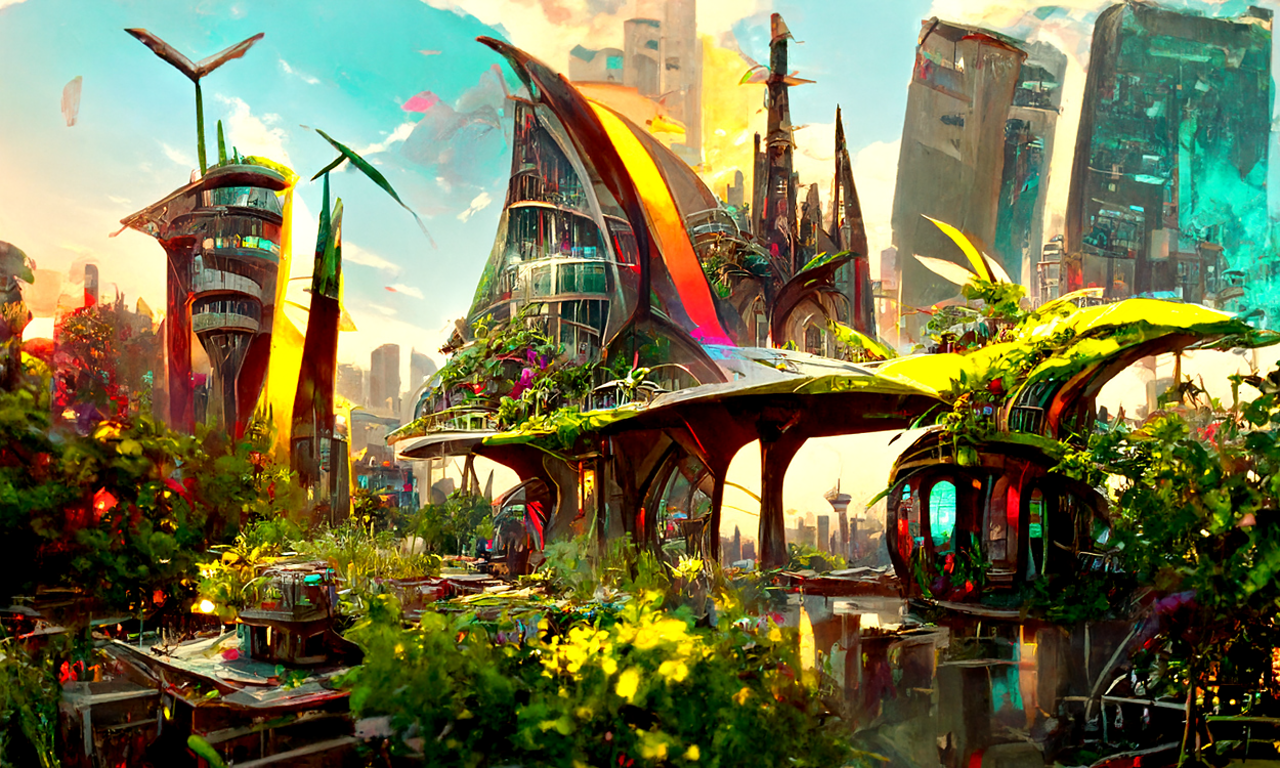 Solarpunk by RasrGallery on DeviantArt