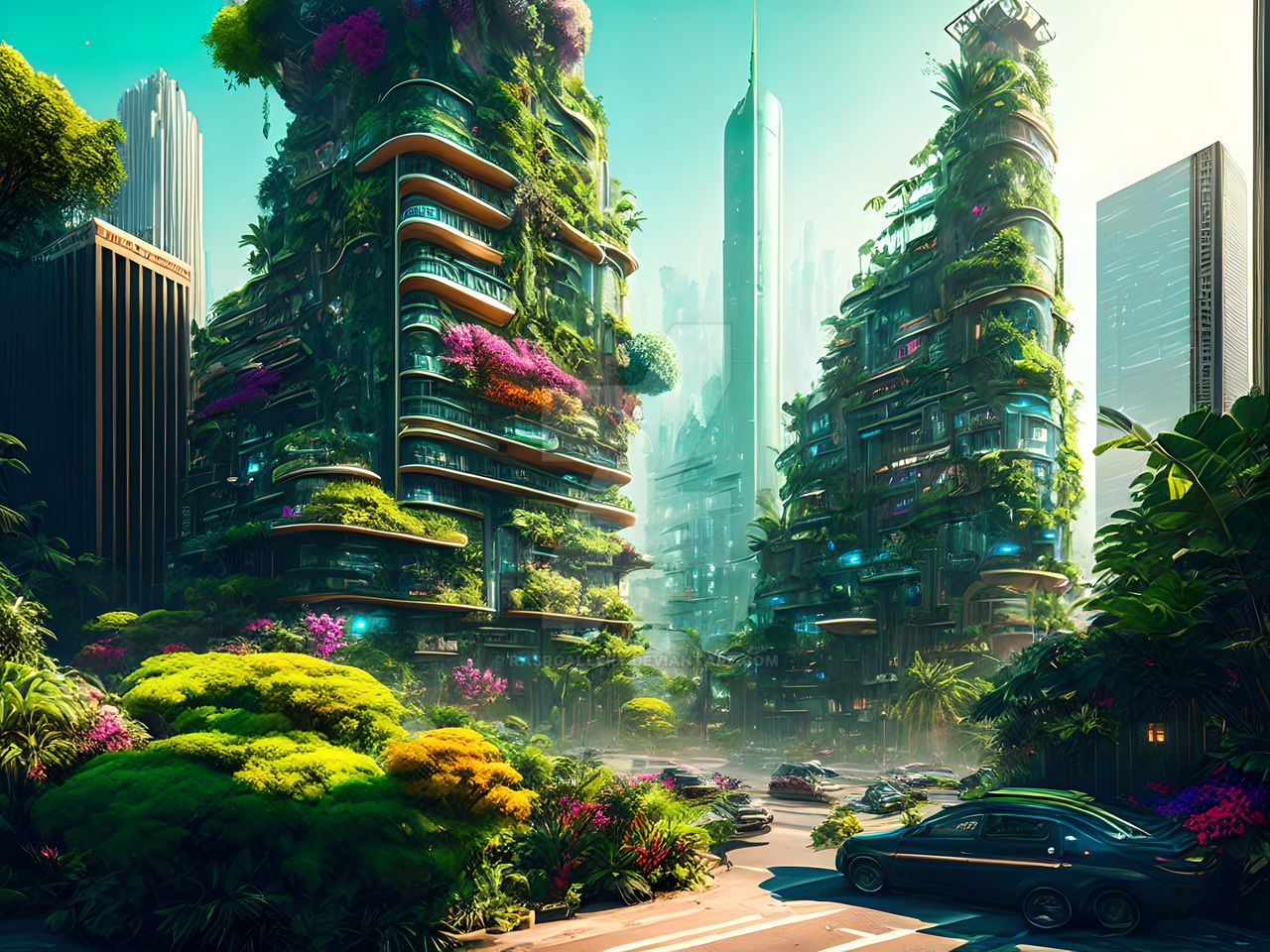 Solarpunk by RasrGallery on DeviantArt