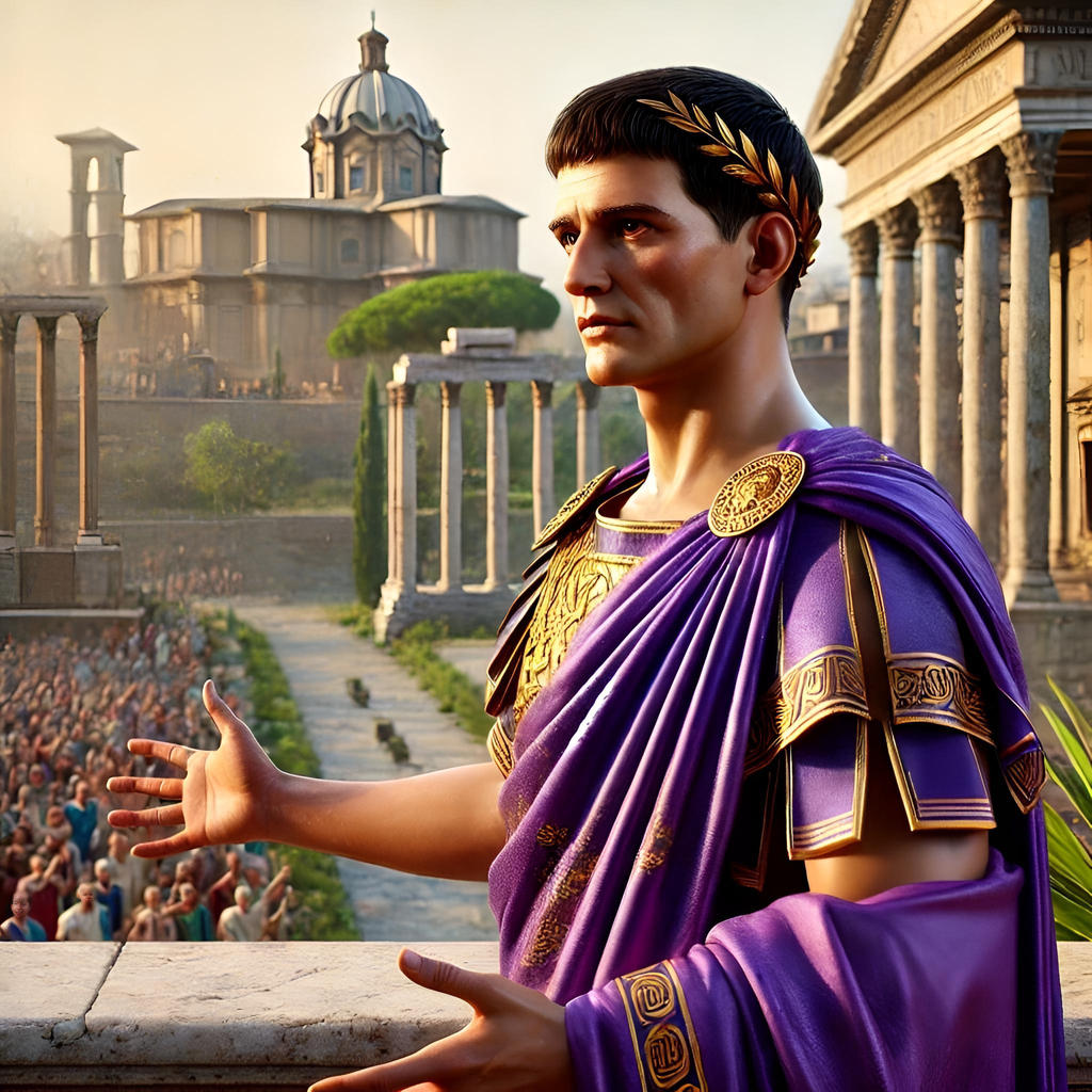 Julius Caesar (Ai Art) by CyberFlora on DeviantArt