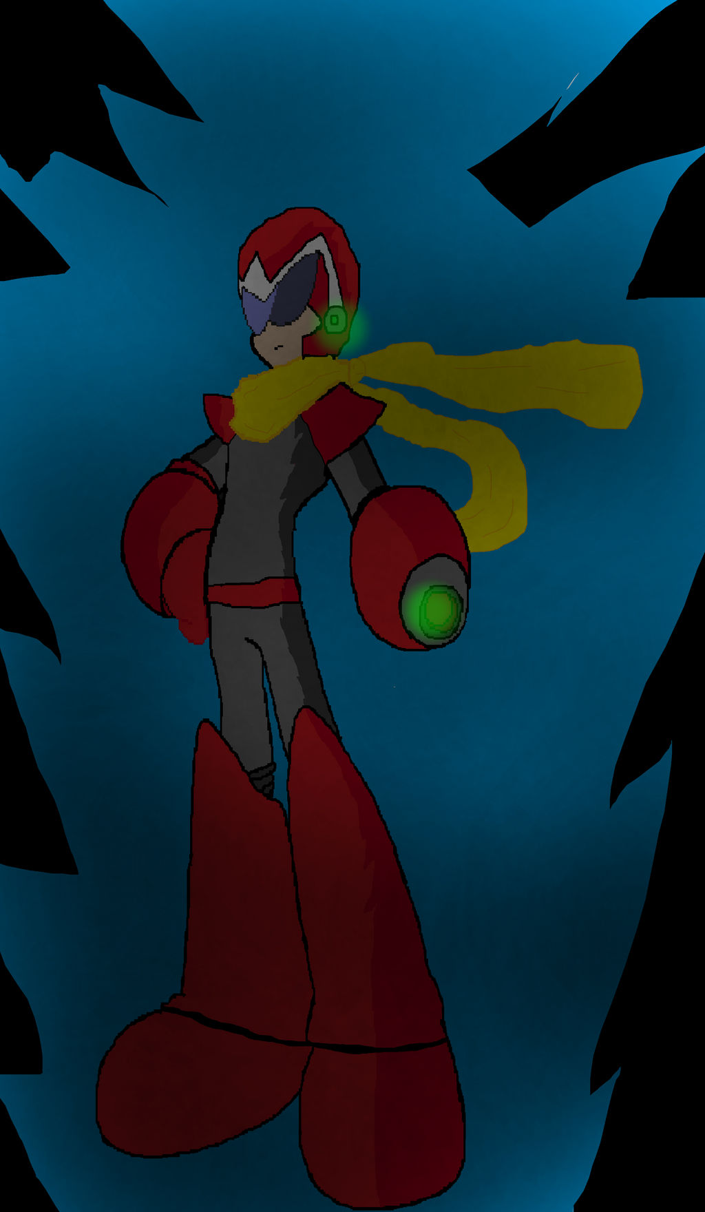 Protoman Death Protoman by ennerd2003v2 on DeviantArt