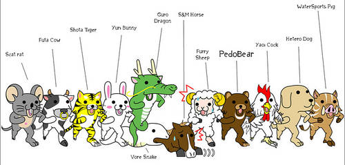 Pedobear and Friends