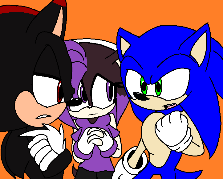 SONIC KISSING SHADOW!! - Sonic & Shadow Visit DEVIANTART!? 