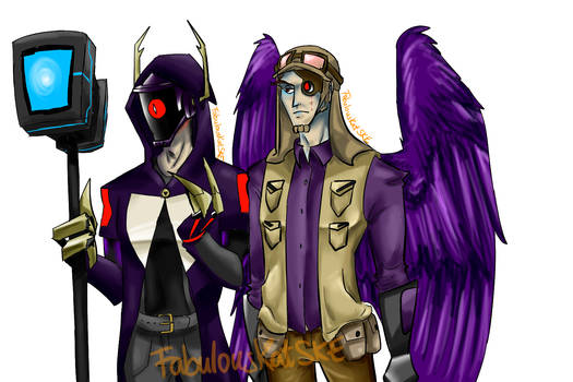 Humanized Shockwave and Blitzwing!