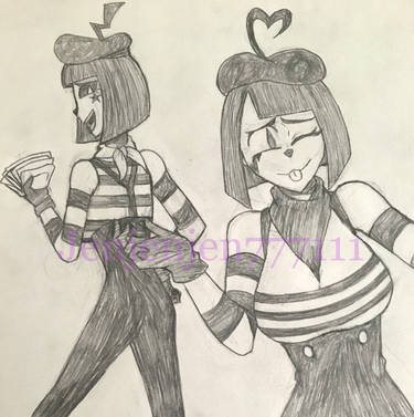 Mime N Dash PFP/Icon doodle!! by jantastic2000 -- Fur Affinity