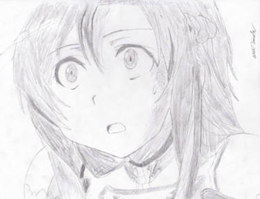 Asuna Worried (Sword Art Online)