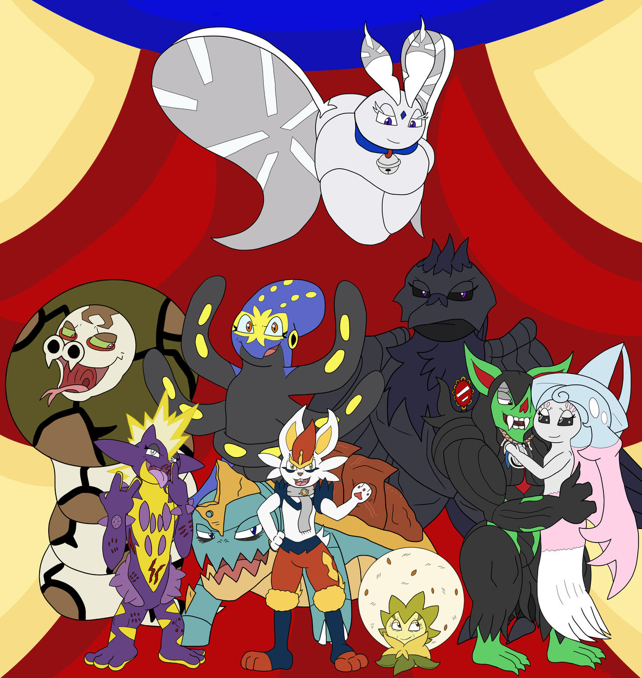 My Shield Team by PokeRouge on DeviantArt