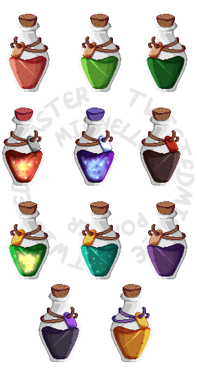 Pixel Elixirs BotW Sticker Sheet