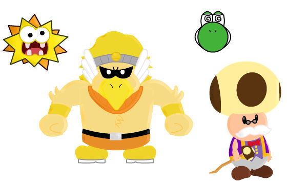 Random Mario characters by Iraku on DeviantArt