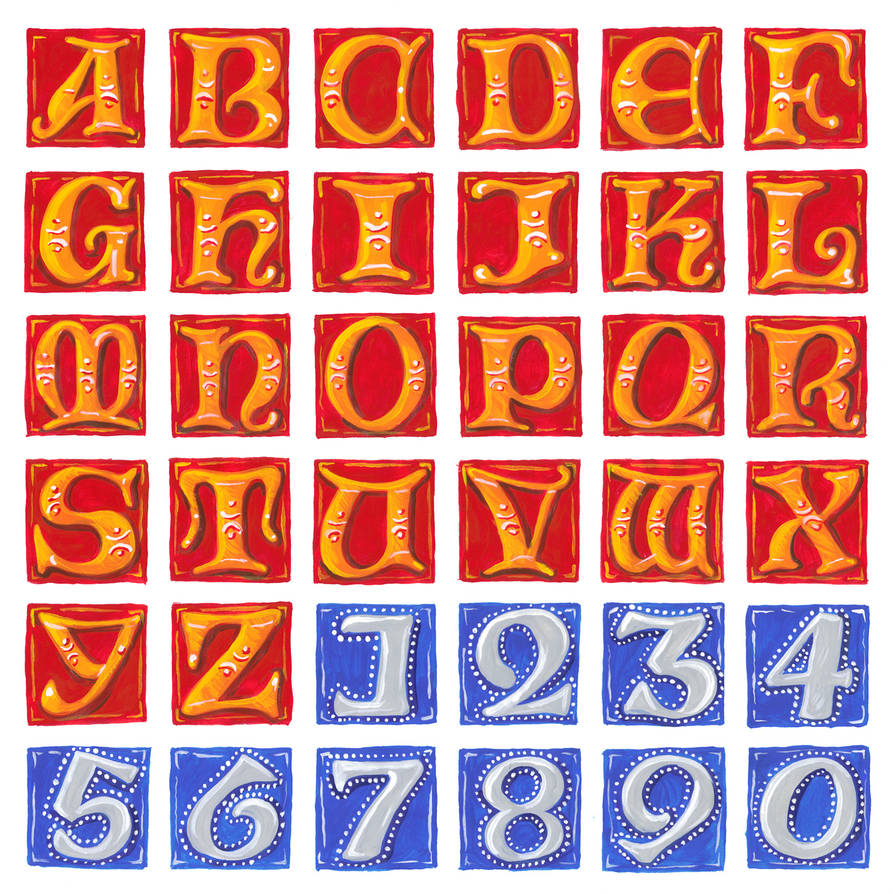 Illuminated Uncials by Clisair