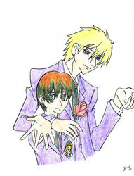 tamaki and haruhi