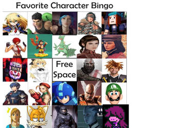 My Favorite Video Game Characters Bingo