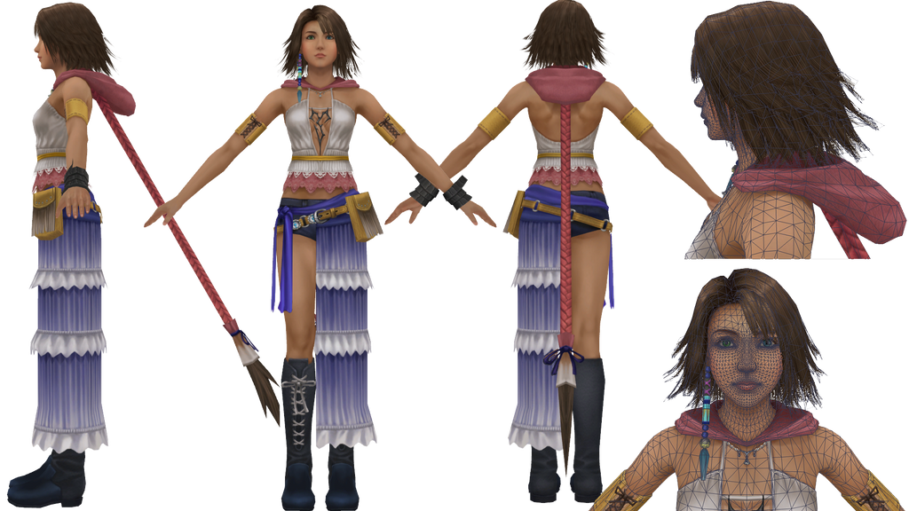 Final Fantasy X 2 Hd Remaster Yuna Wip By Minmode On Deviantart