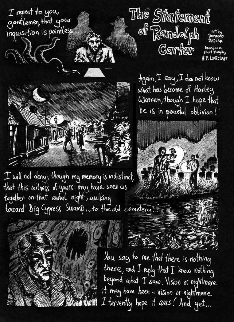 Statement of Randolph Carter by Domigorgon on DeviantArt