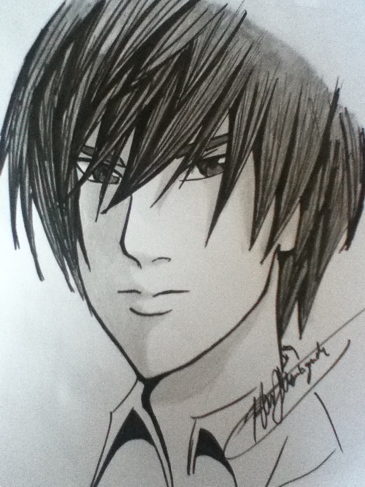 ( another xD ) Light Yagami Sketch