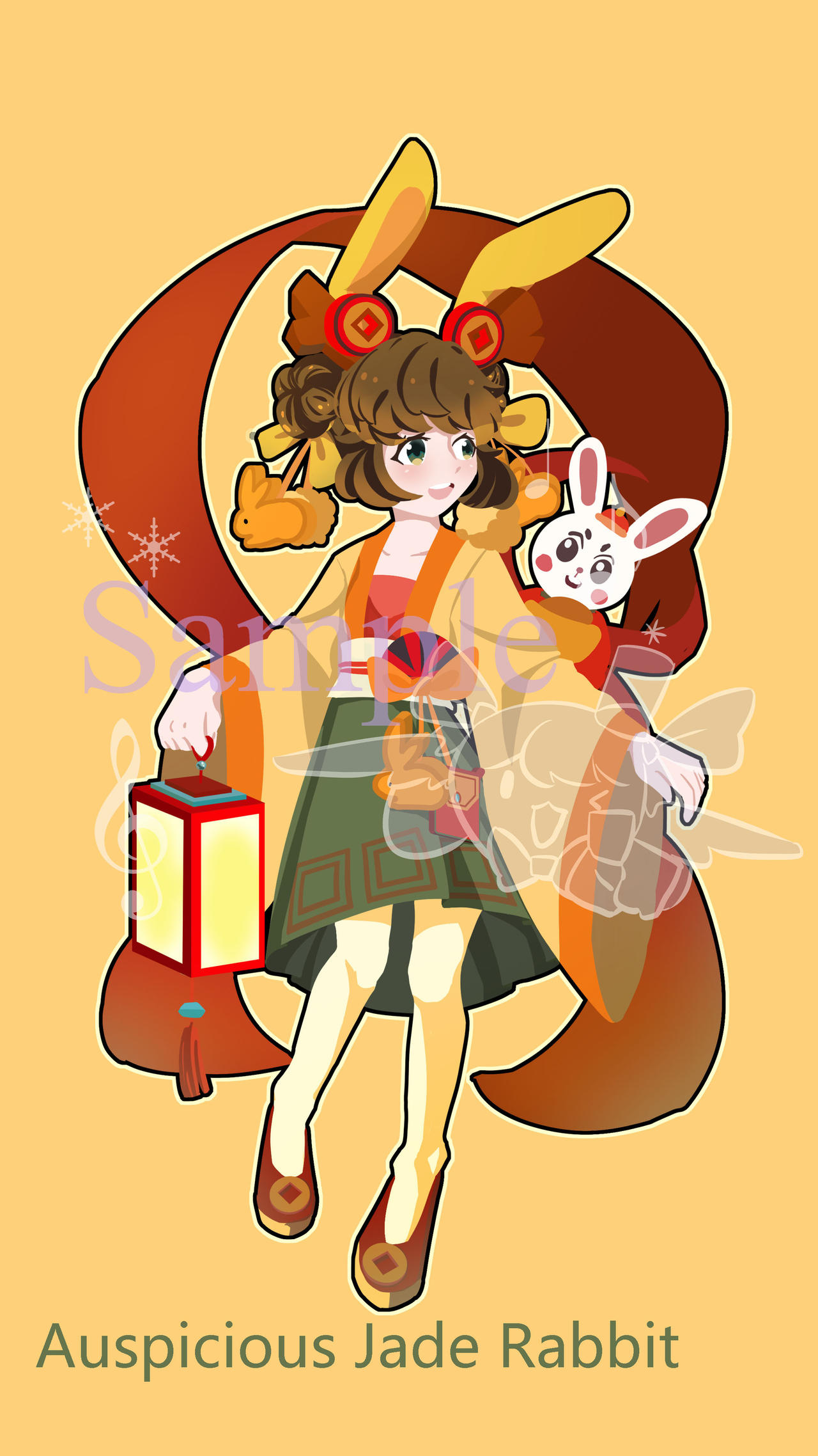 Auspicious Jade Rabbit by Deyayangyang on DeviantArt