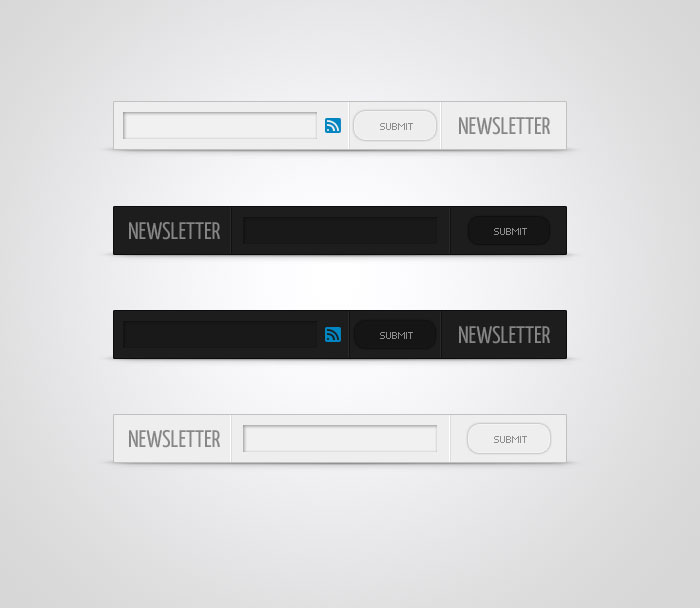 Newsletter Sign-up Form - PSD by CarlosViloria