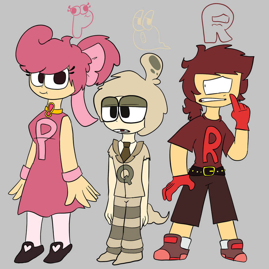 P Q R by manugamerzz11 on DeviantArt