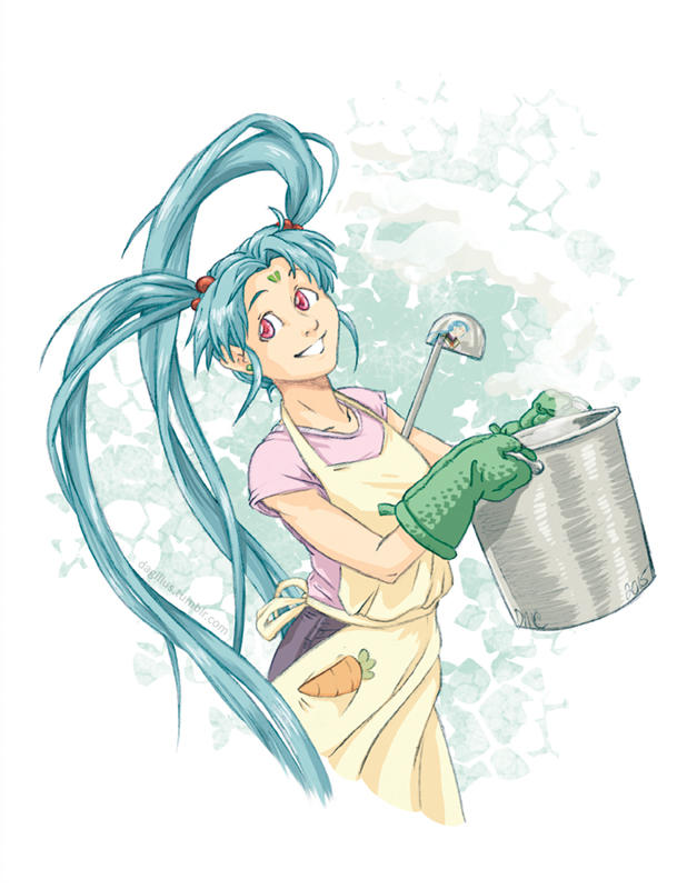 Cooking Princess by dagillus on DeviantArt