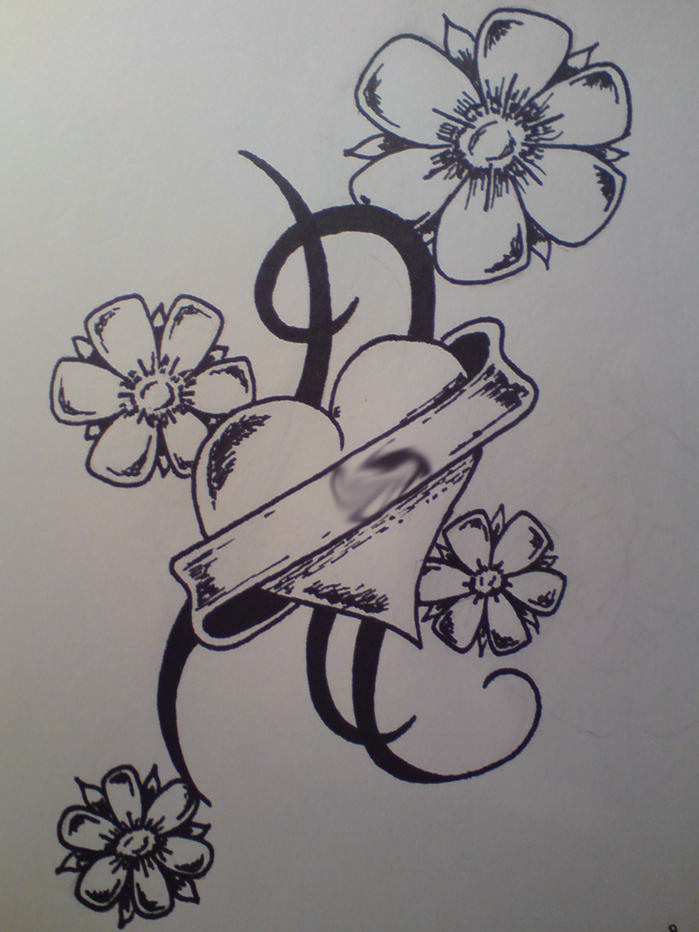 Heart Tribal Tattoo Drawing By KoiFishArtist On DeviantArt heart-tribal-tattoo-drawing-by-koifishartist-on-deviantart