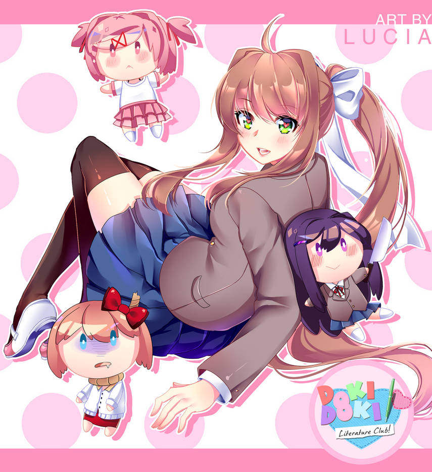 FANART MONIKA DOKI DOKI LITERATURE CLUB By O0Lucia0o On DeviantArt fanart-monika-doki-doki-literature-club-by-o0lucia0o-on-deviantart