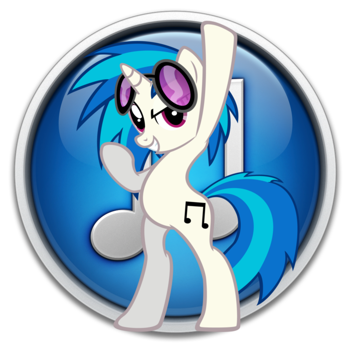 iTunes Vinyl Scratch (mlp icon)