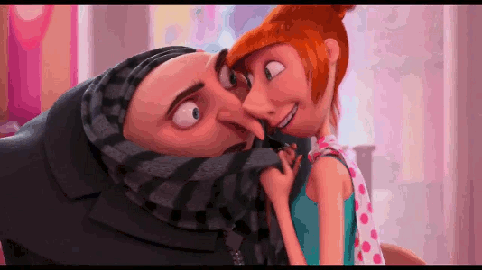 despicable me 2 gif - dancing Lucy