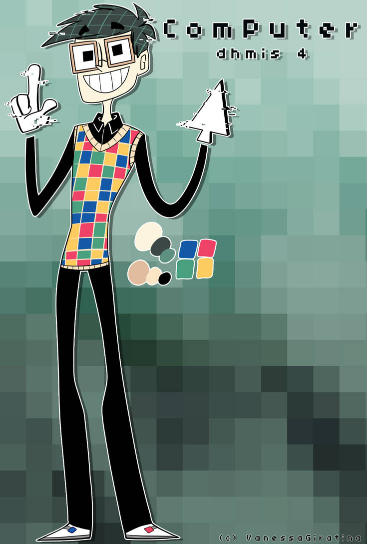 dhmis 4 Computer humanization by VanessaGiratina on DeviantArt
