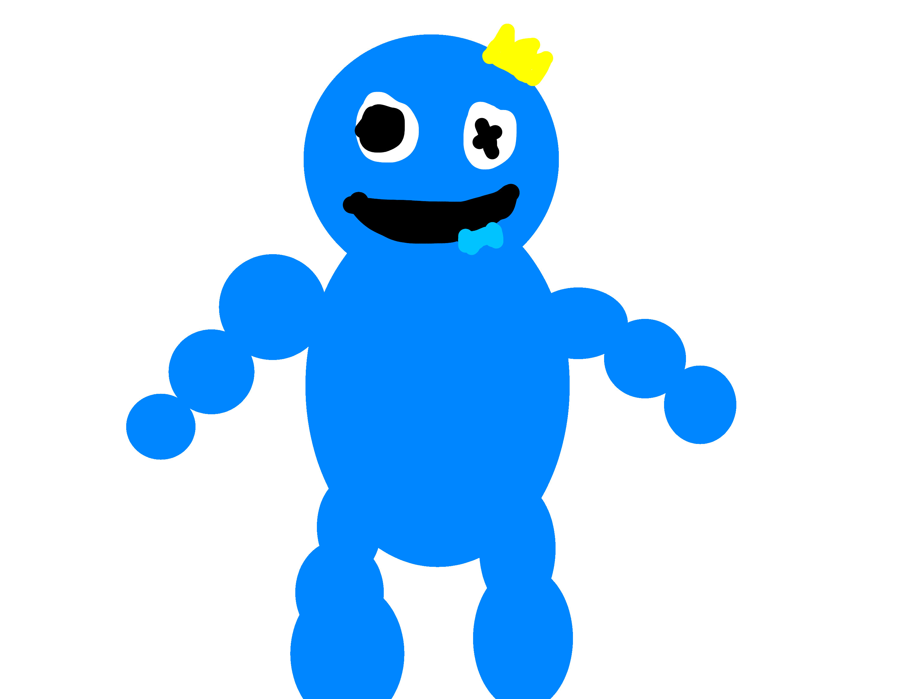 My drawing of blue from rainbow friends by ZackGodzillafan2008 on DeviantArt