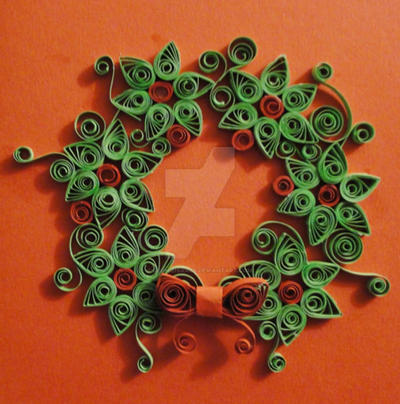 Quilled Christmas Wreath