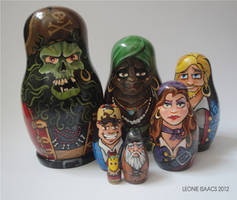 Monkey Island nesting dolls