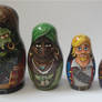 Monkey Island nesting dolls line-up FRONT