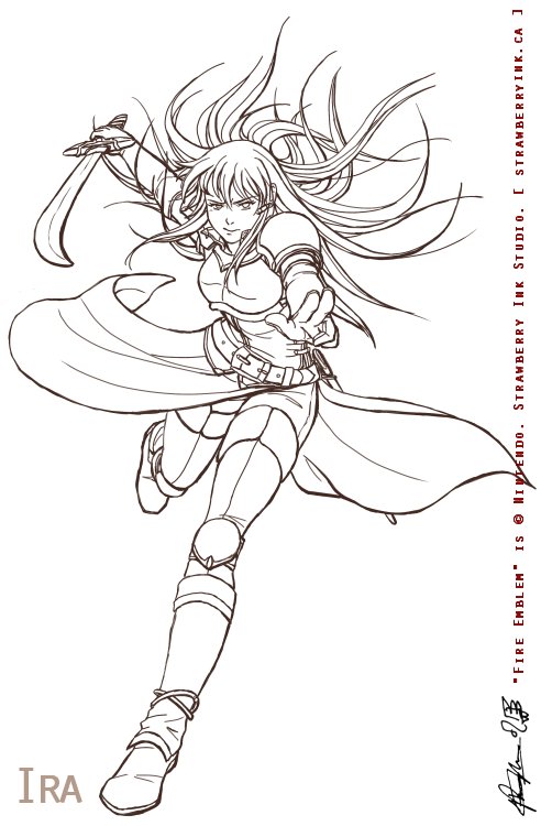 Fire Emblem - Ira bw by Meibatsu