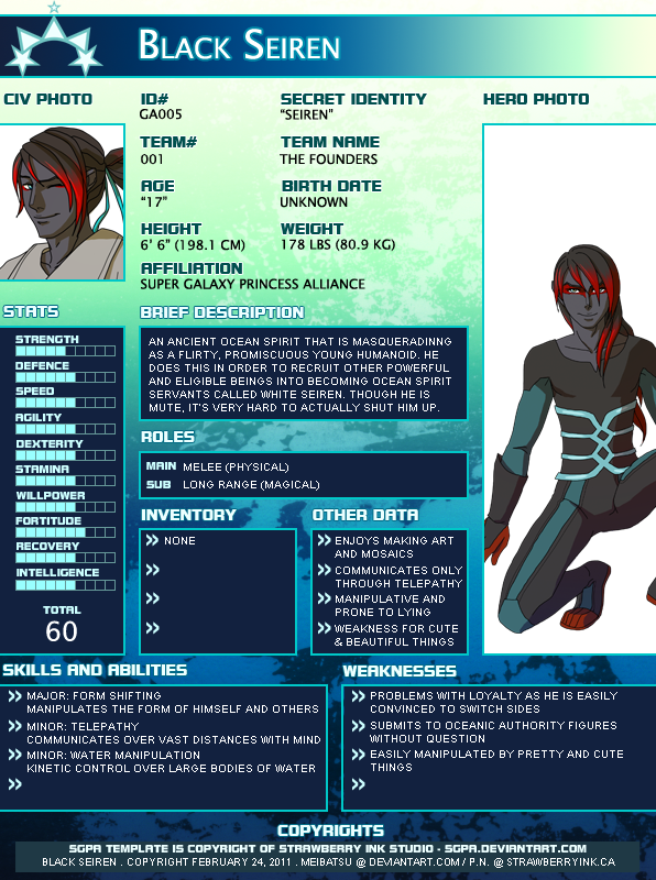 SGPA - Young Justice - Black Seiren by Meibatsu