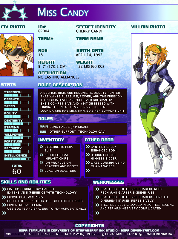 SGPA-YoungJustice - Miss Candy by Meibatsu