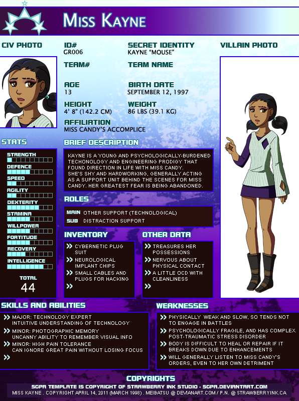 SGPA-YoungJustice - Miss Kayne by Meibatsu