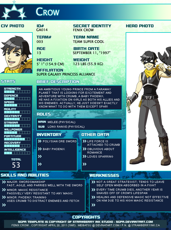 SGPA - Young Justice - Crow by Meibatsu