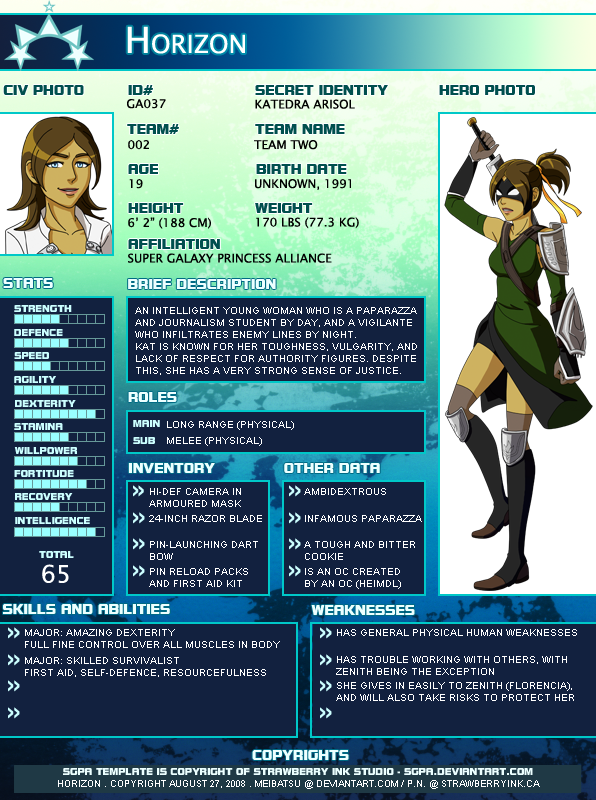 SGPA - Young Justice - Horizon by Meibatsu