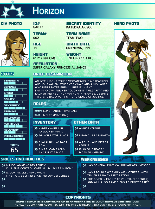 SGPA - Young Justice - Horizon