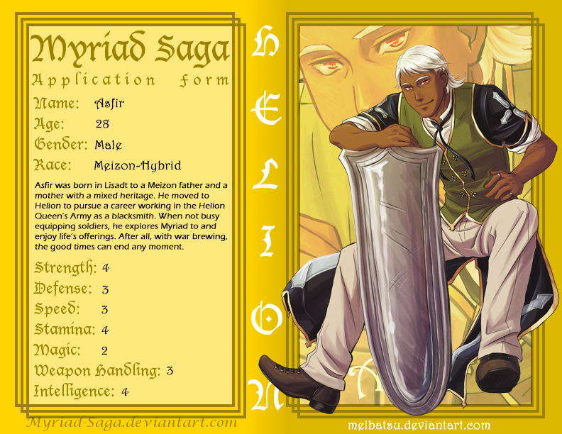 Myriad-Saga Form: Asfir