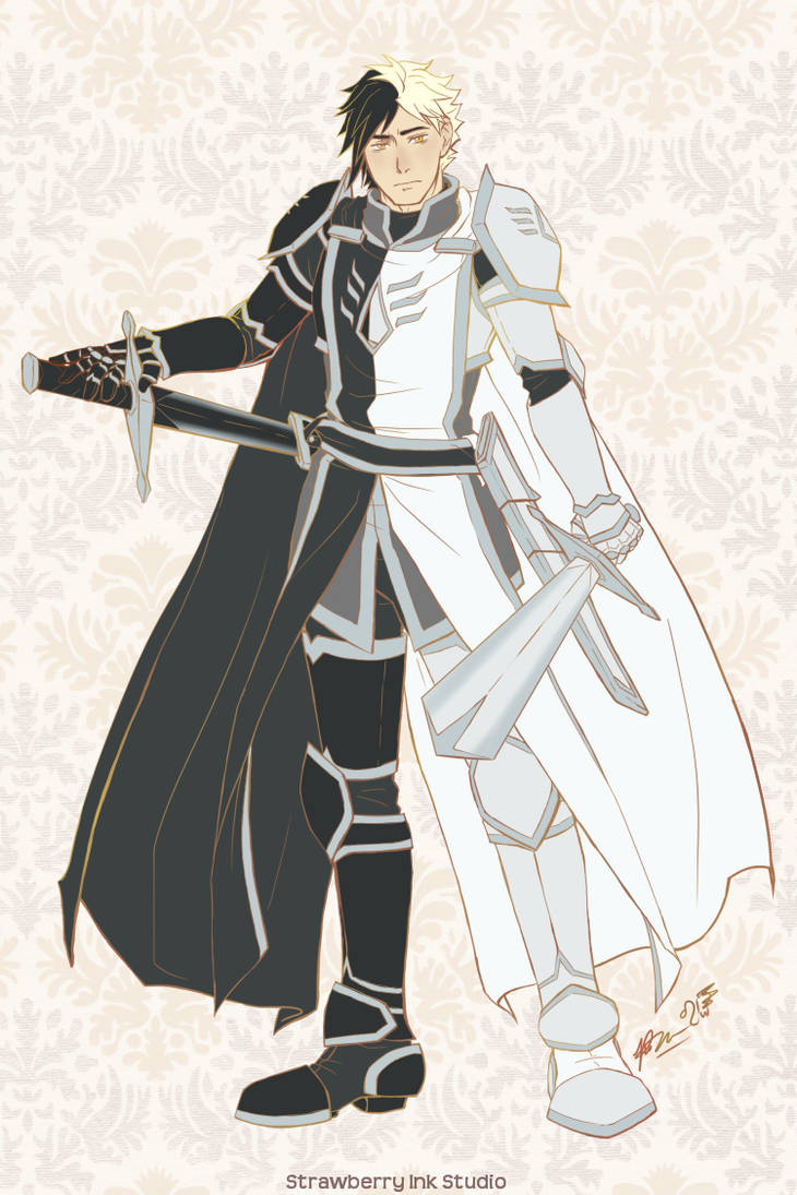 Sir Gaviel of the Dual Knights by Meibatsu