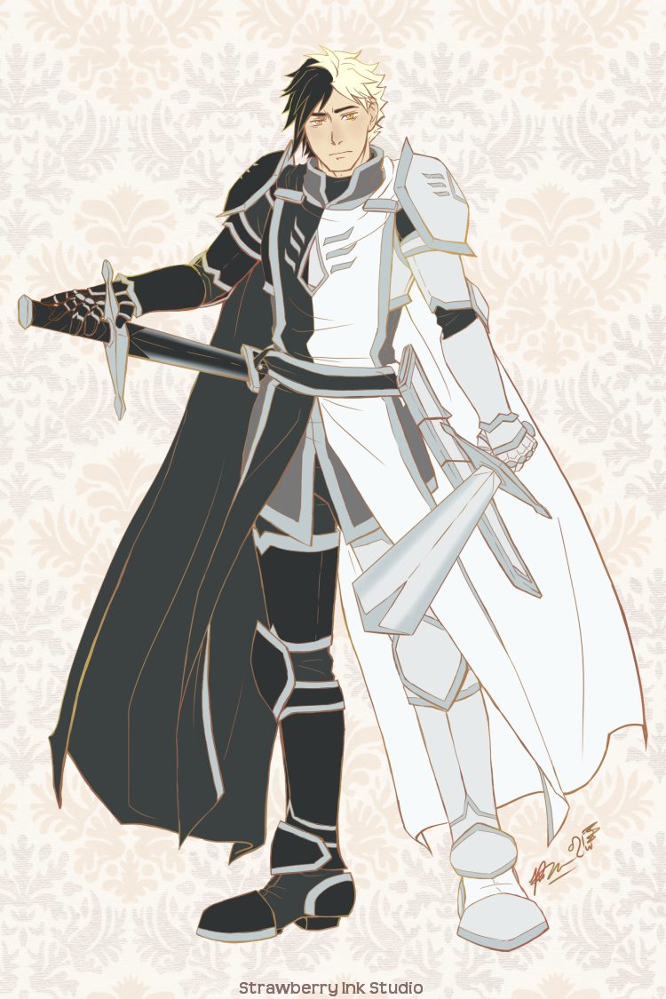 Sir Gaviel of the Dual Knights by Meibatsu