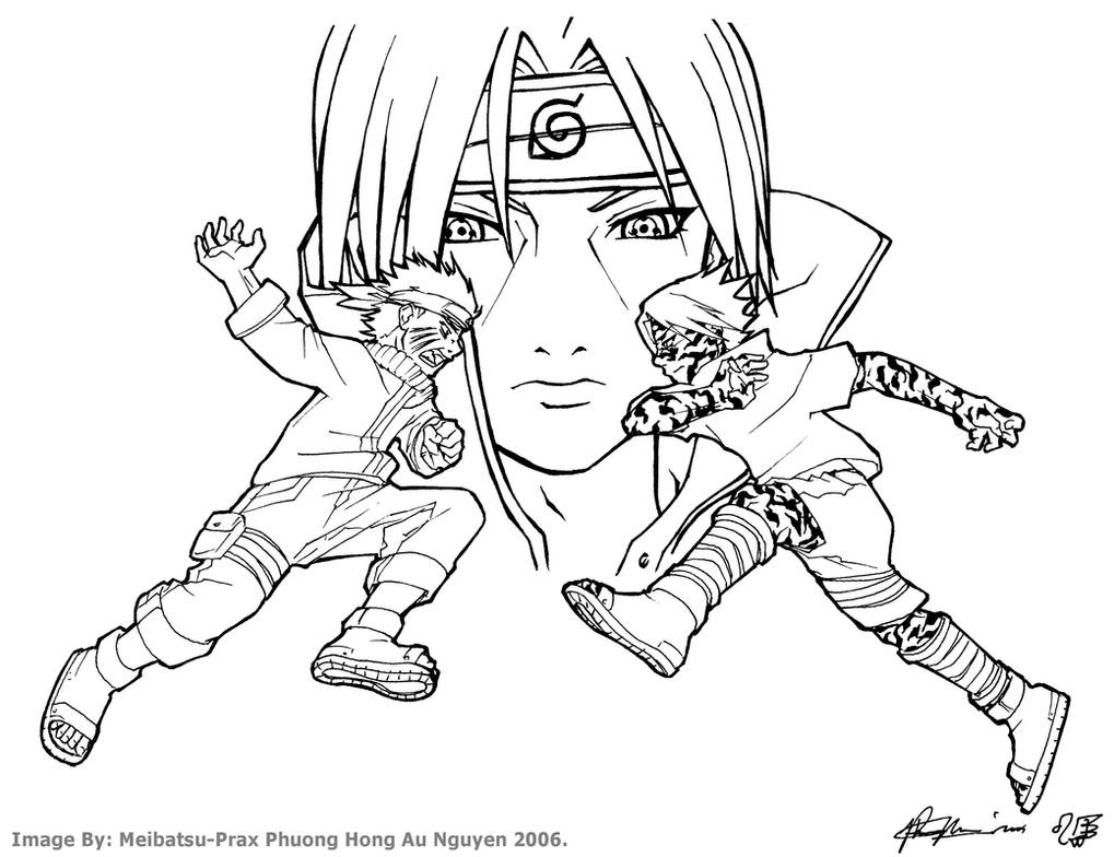 Naruto Vs Sasuke W Itachi Bg By Meibatsu On Deviantart